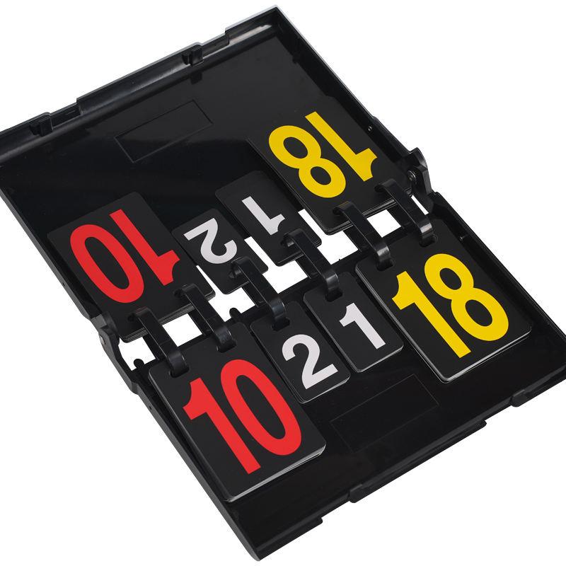 Multi-Sport Flip Scoreboard - Portable Score Keeper for Basketball Ping Pong & Billiard Games