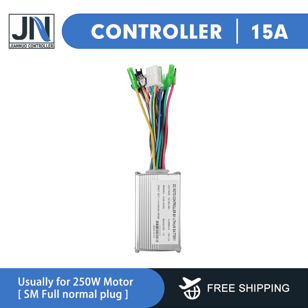 Electric Bicycle JN Controller 15A-35A SM Waterproof Plug 250W350W500W750W1000W1500W For Ebike Hub Motor Wheel Accessories