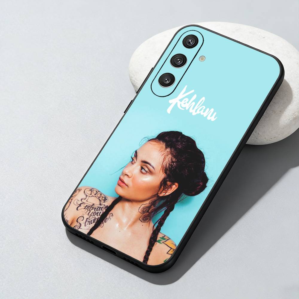 Singer K-Kehlani P-Parrish Print Phone Case For Samsung Galaxy A73,A72,A71,A70,A52,A51 Others Soft Black Cover