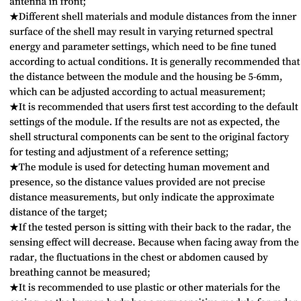 LD2410C 24GHz FMCW Radar Induction Module Human Presence Sensor High Accuracy Body Heartbeat Detection for Security Applications