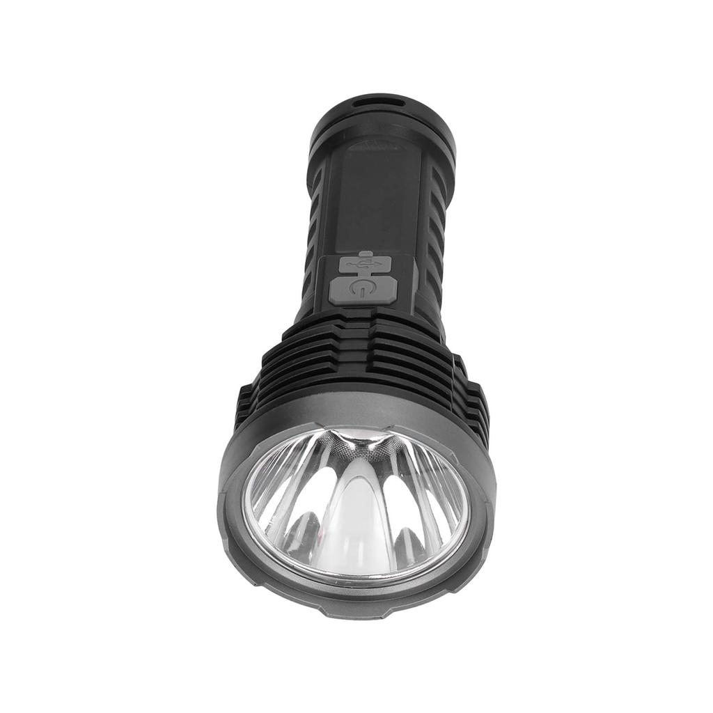 Spotlight Flashlight USB Rechargeable Handheld Flashlight Waterproof for Outdoor Camping Hiking Picnic