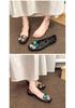 Fairy Style Transparent Jelly Flats: Closed Toe, Hollow Design for Summer Beach Vacations