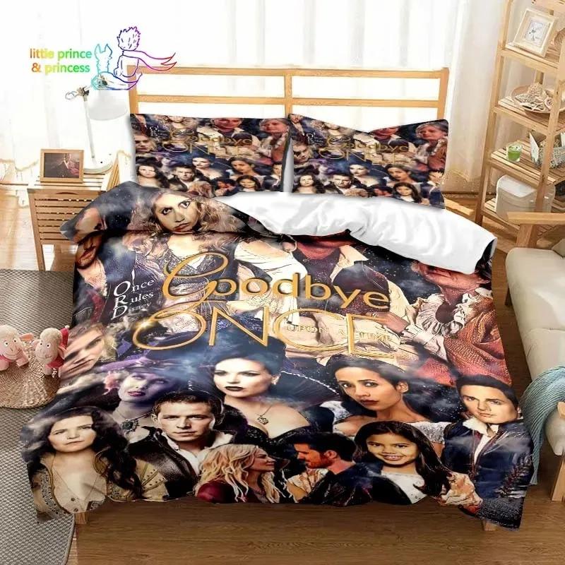 Fantasy Adventure Once Upon A Time Comfortable Duvet Quilt Cover Pillowcase Bedding Set Children Bedroom Decoration Home Textile