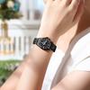 OPK Women's Quartz Analog Watch Simple Lightweight Classic Waterproof Black Full Black