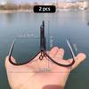 Fishing Hook Three Anchor Hooks, Three Hooks, Upper and Lower Rings, Double Circles, Sharp and Quickly Scale-breaking Triangular Anchor Hooks