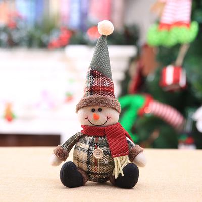 (Nikita) Vianočné ozdoby Darček Santa Claus Snehuliak Strom Hračka Závesné dekorácie pre bábiky