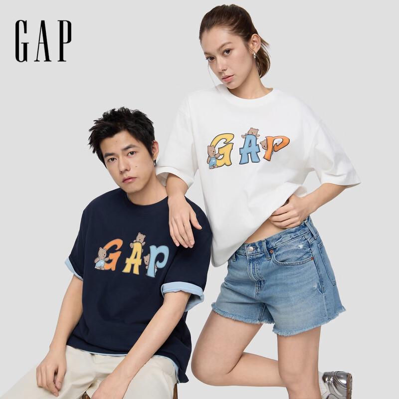 Gap Unisex Logo Print Loose Fit T-Shirt