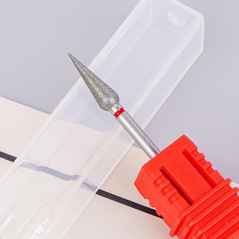 Diamond Nail Drill Bit for Cuticle Removal - Russian Style Grinding Head, Nail Salon Tool