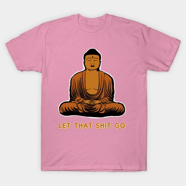 T Shirt Women Let The Shit Go Harajuku Print Kawaii Tshirt Summer Short Sleeve Female T-Shirt Top Tee