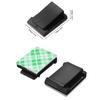 30pcs Black Adjustable Cable Clips Desktop Cable Management Cord Organizer Wall Clip for TV PC Laptop Ethernet Cable