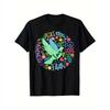 Peace Love Hope Dove Graphic Cotton TShirt Unisex Casual Daily Wear Short Sleeve Tee