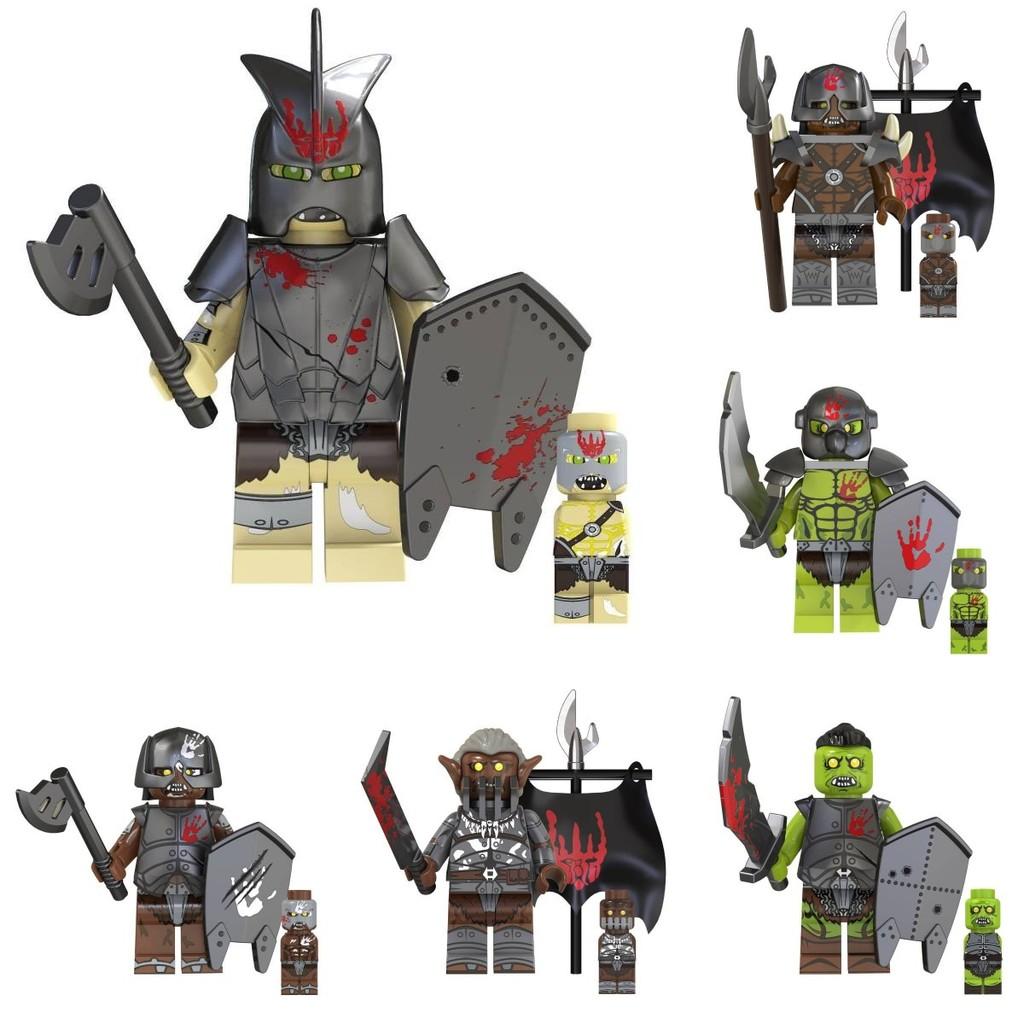 Tv6407 Movie Television Series Building Blocks Toy Set Featuring Lord Of The Rings Orcs