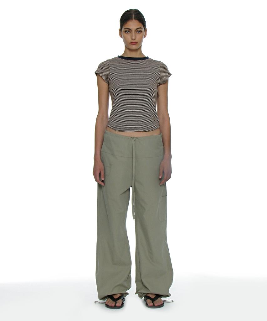 PARTIMENTO WOMEN Rounded Drawstring Pants_8 Colors