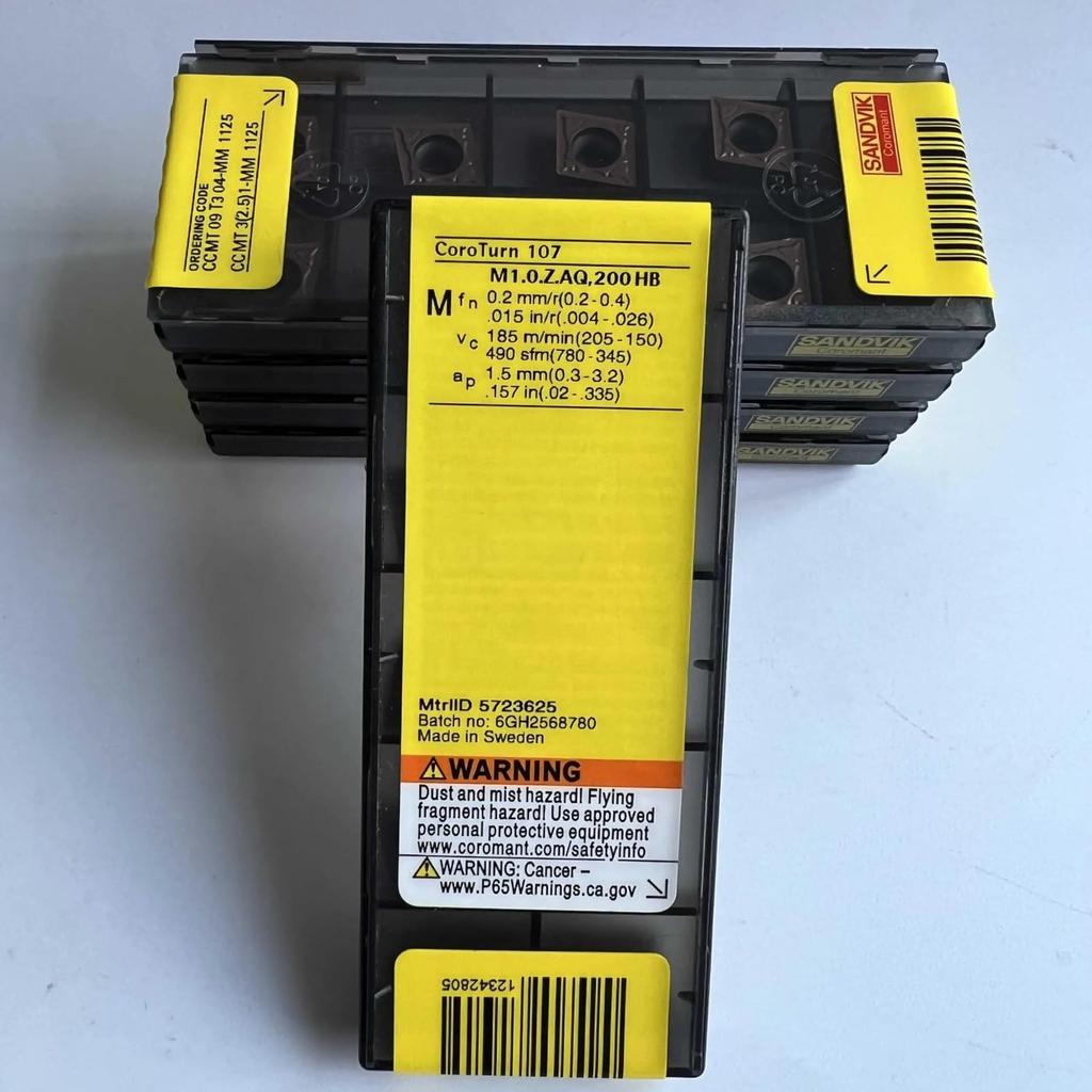 Original Sandvik / CCMT09T304-MM 1125  / CNC lathe carbide blade 10 PCS