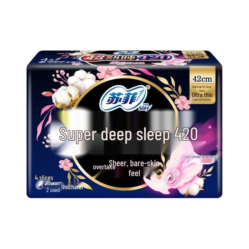 Sofy Super Sleep Ultra Thin Bare Feel Overnight Sanitary Pads