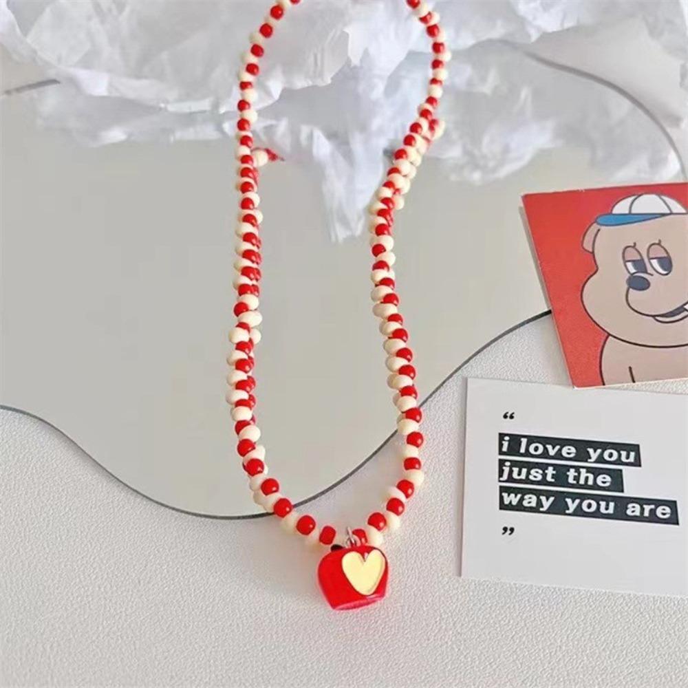 

Намисто з полімерної смоли, ручної роботи, ланцюжок на ключицю, милий жіночий чокер A