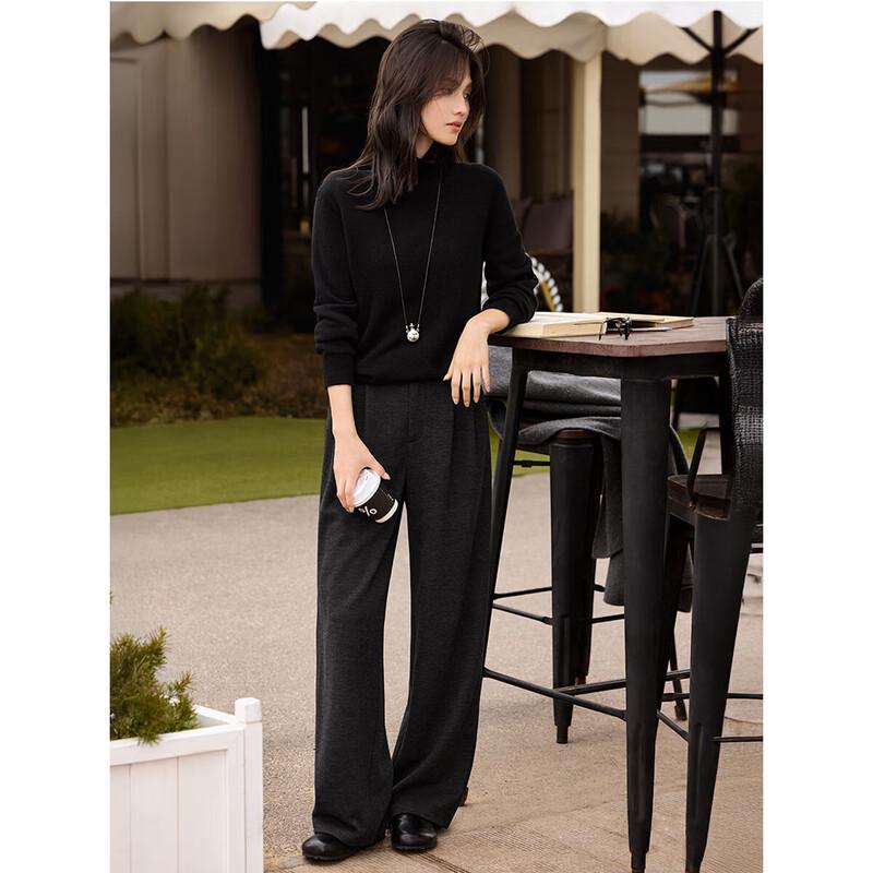 XWI Women's Seamless Cashmere Wool Blend Knit Top