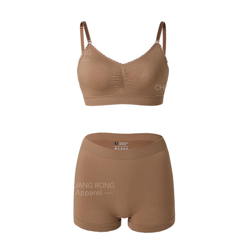 

Tight seamless women s large size single-layer cup European and American underwear quick-drying fitness bra S