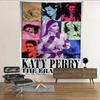 KATY PERRY Musik Wandteppich Heimdekoration Hippie Bohème Dekoration Divination INS Heimdekor
