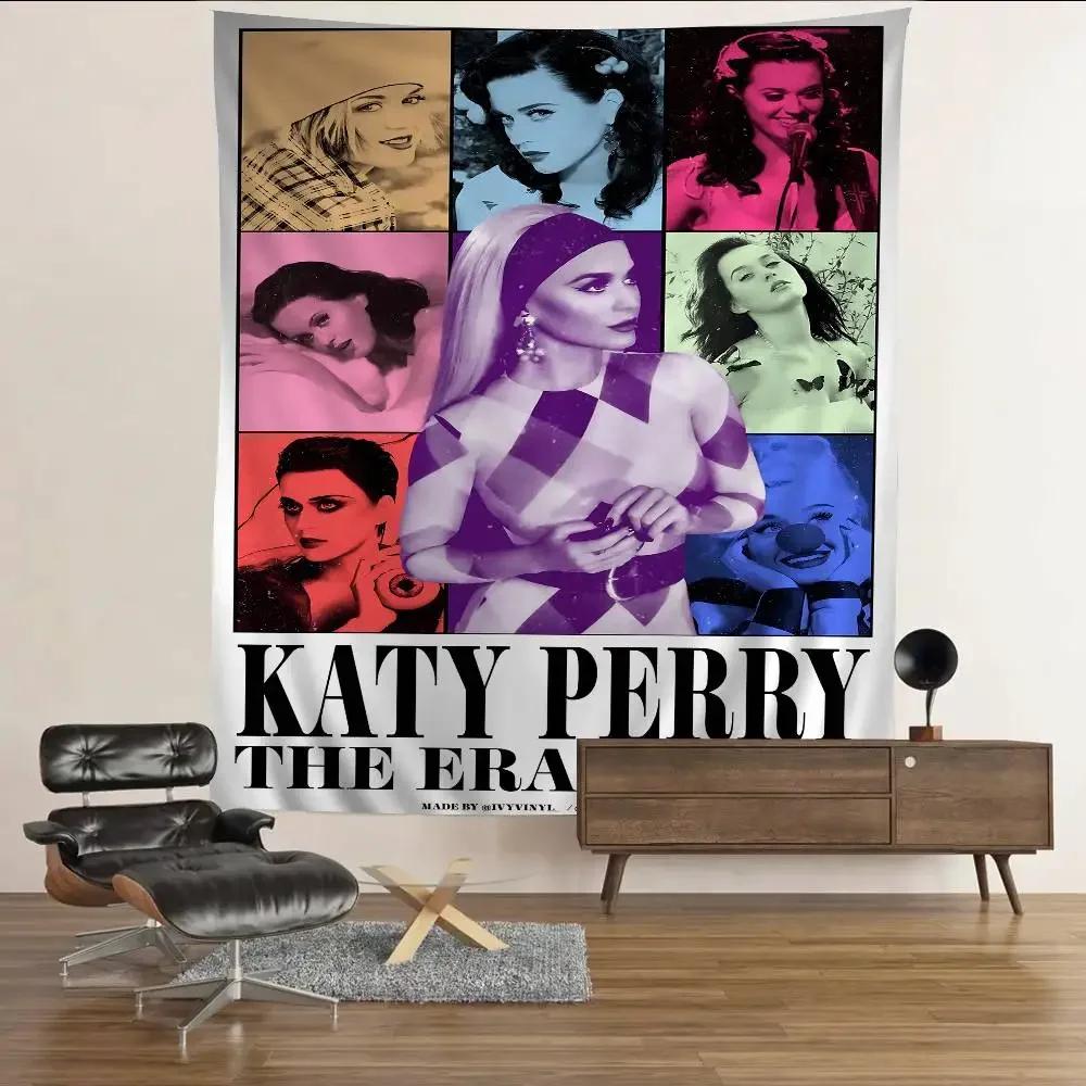 KATY PERRY Musik Wandteppich Heimdekoration Hippie Bohème Dekoration Divination INS Heimdekor