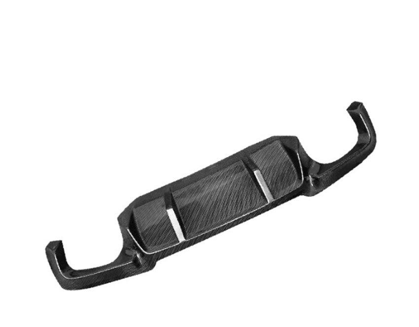 BMW 5 Series F10/F18 V-Style Carbon Fiber Rear Diffuser Kit