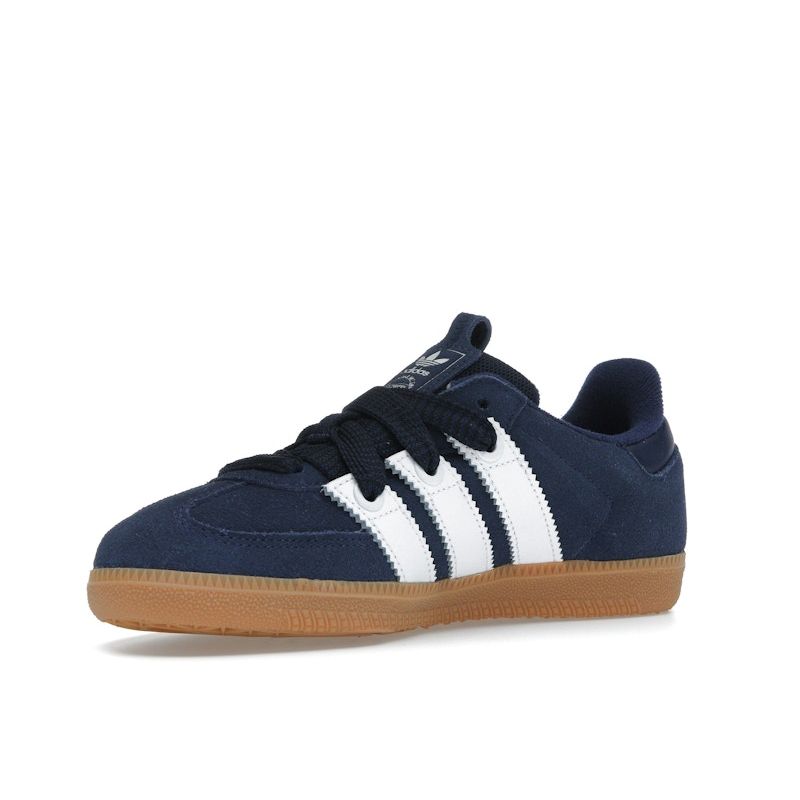 Adidas Samba OG Thick Stripes - Night Indigo Gum Women Sneakers Blue Cloud-White Core-Black ID0286