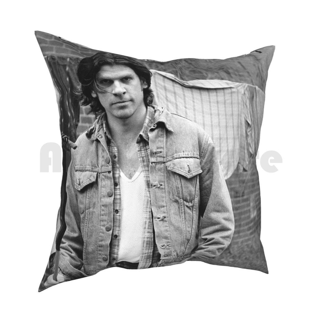 Tex Perkins Pillow Case Printed Home Soft DIY Pillow Cover Australia Black And White Docophoto Documentary Music Musicians
