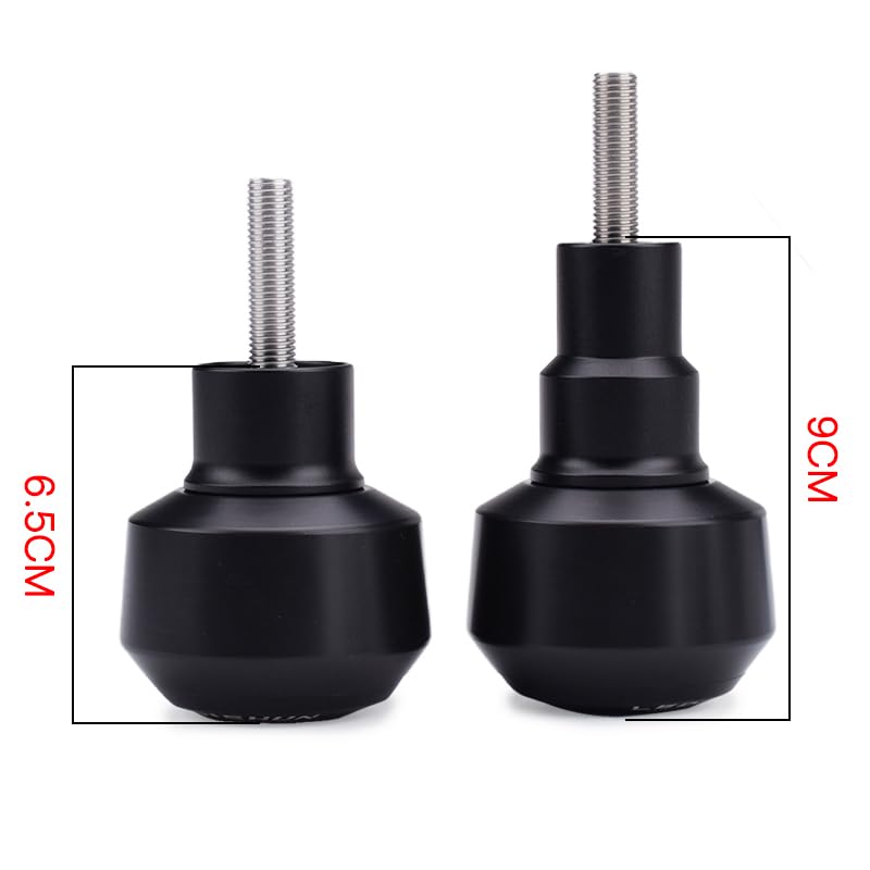 LEDISHUN Motorcycle Kawasaki Ninja ZX10R 2011-2023 Frame Slider Engine Slider (Black)