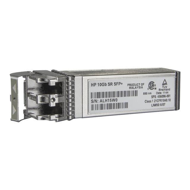 Module transmetteur SFP+ HP 10GBase-SR LC multi-mode jusqu'à 300 m