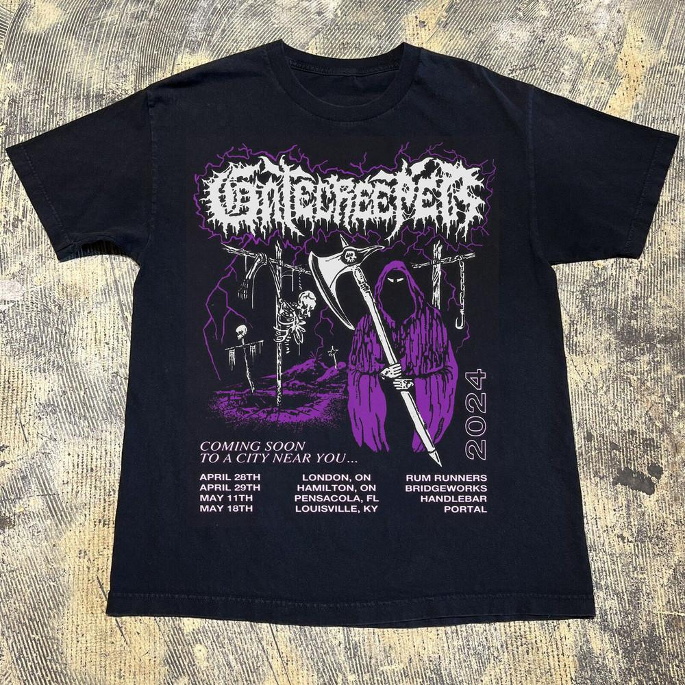 Gatecreeper Band Tour 2024 Gift For Fan S to 5XL T shirt Unisex T-Shirt XXXXL