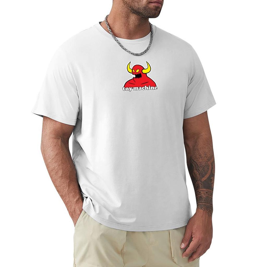 Toy machine logo TShirt summer 2025 animal prinfor boys oversizeds mens white t shirts
