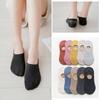 10 Pairs Invisible Summer Sporty Casual Anti-slip Women Short Socks Low Cut Boat Socks Cotton Material Seamless Young Teenagers