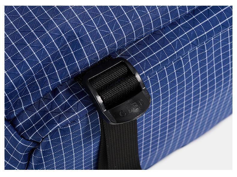 Large Capacity Plaid Drawstring Backpack: Lightweight, Versatile for Outdoor Sports & Travel