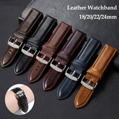 18mm 20mm 22mm 24mm Libération Rapide Confortable Bracelets de Montre en Veau pour Hommes et Femmes Smart Business Bande de Montre Accessoires de Montre