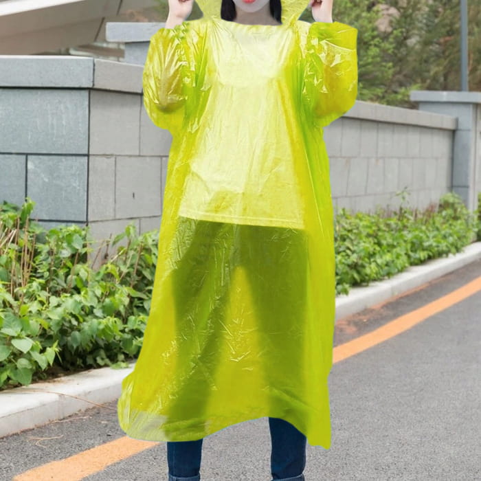 Disposable Raincoat, Poncho, Cape 3 pcs