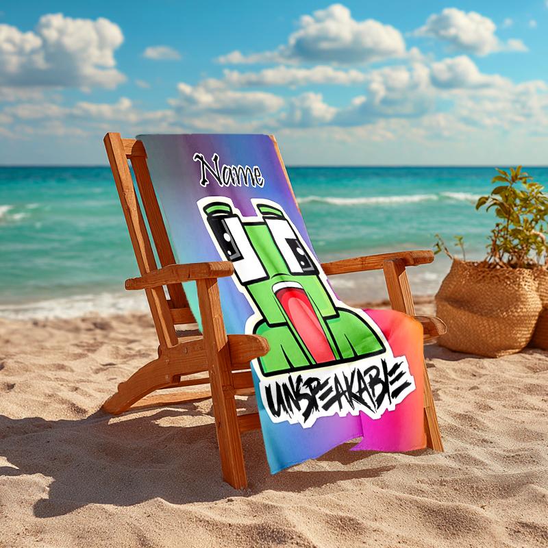Personalized Customized Proof Beach Towel with Gaming Unspeakable Pattern - Soft, Absorbent,quick-drying,perfect Swimming,camping&bathing