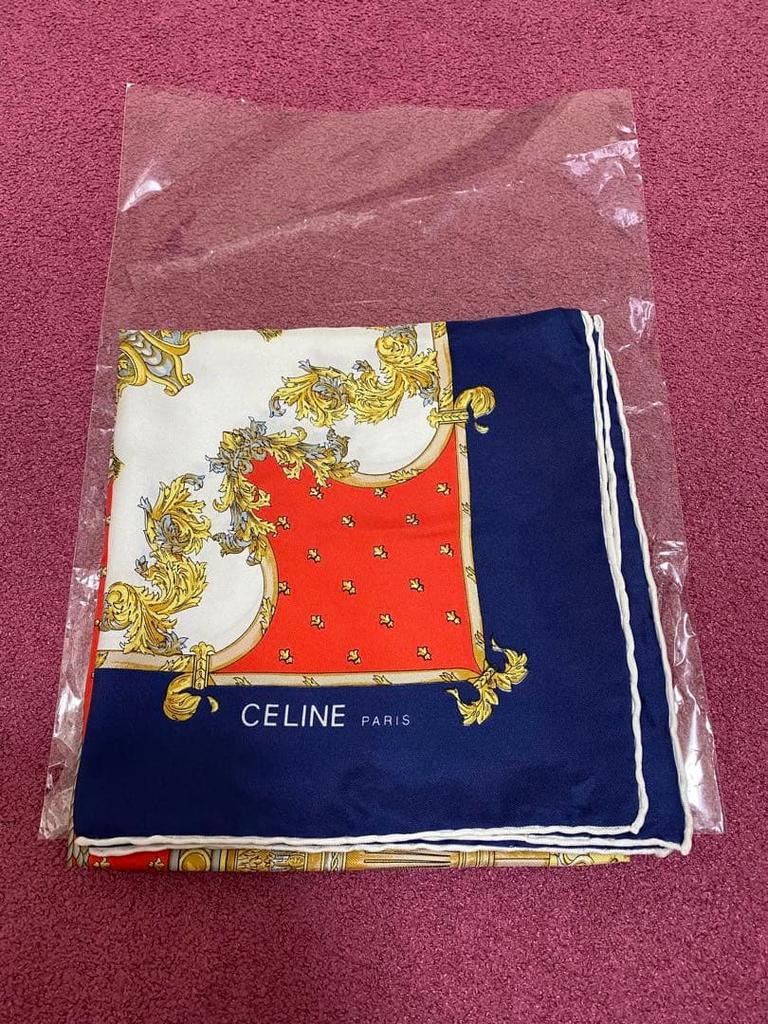 [USED] Authentic Celine 100% Silk Scarf