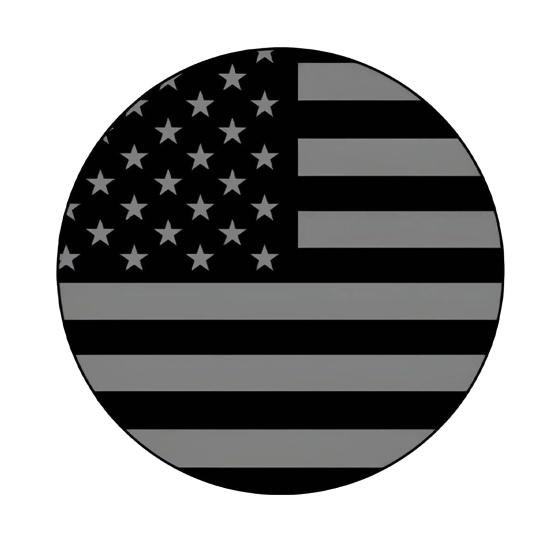 

Покрышка для грузовика, сверхмощный ПВХ, чехол для шины с рисунком американского флага для Jeep RV, внедорожника, водонепроницаемая, пылезащитная защита для колес 16inch черный серый