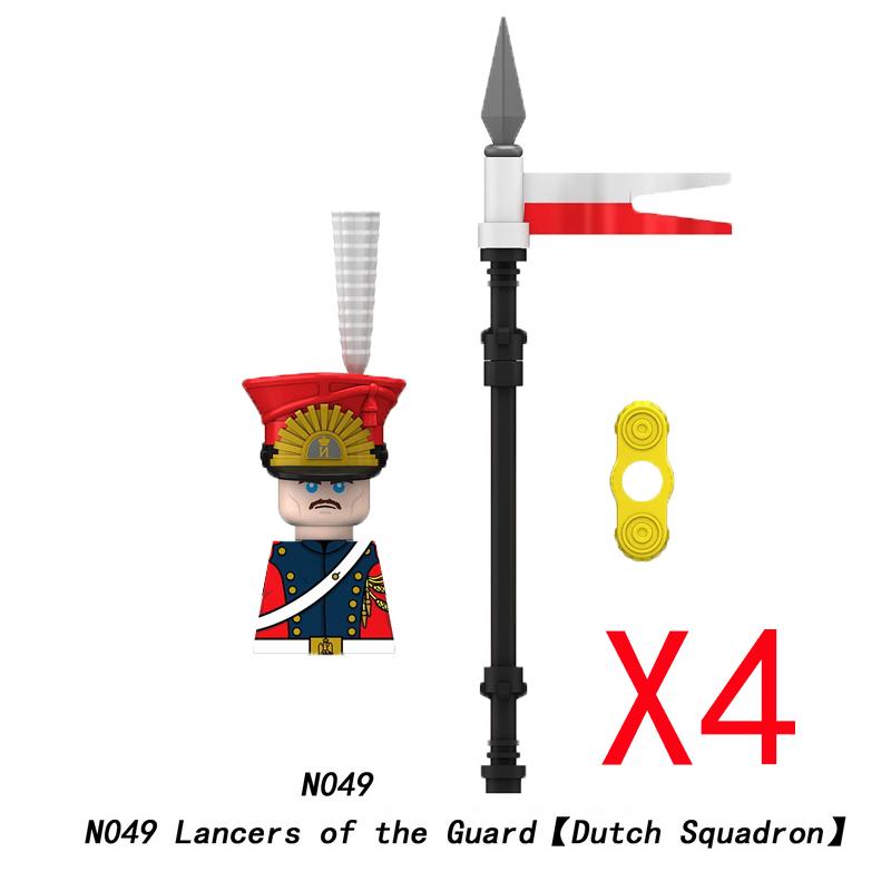 

Военные средневековые строительные блоки Наполеоновские войны Замок Рыцарь Солдат Фигурки Оружие Пушки Британско-французская армия Пехота MOC