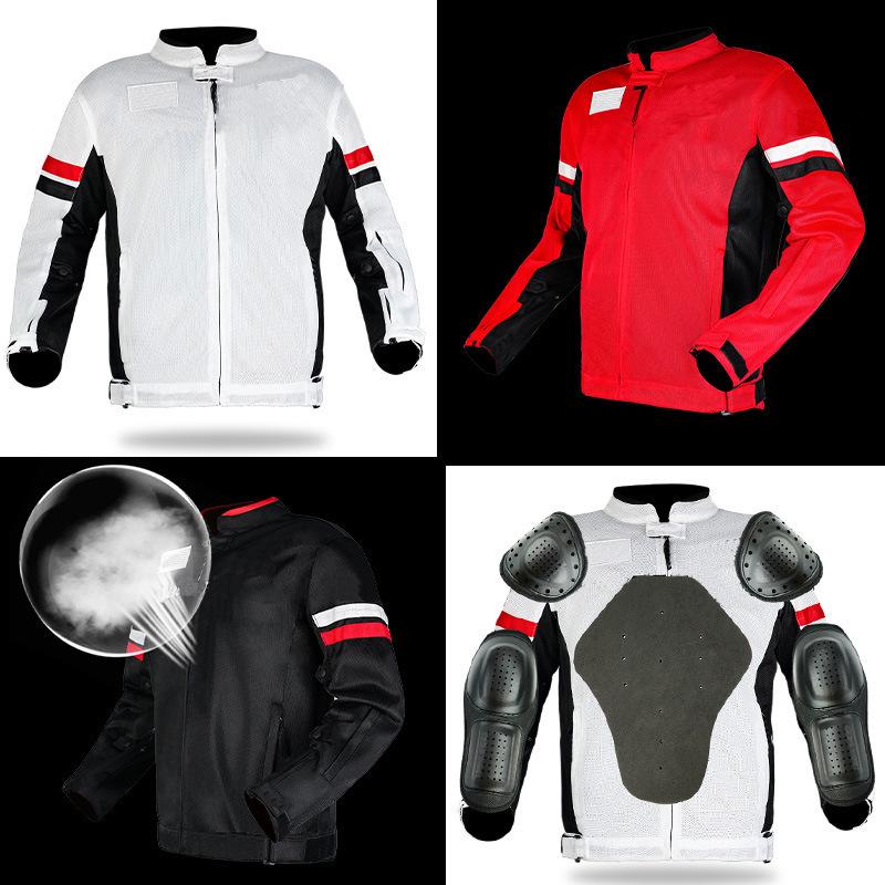 Men's Off-road Mesh Knight Suit: Protective Racing & Downhill Motorcycle Gear for Summer.