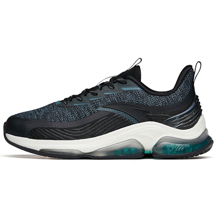 

Anta Cushioning Slip Resistant Abrasion Resistant Cushioning Low top Running Shoes Men s Black Green 112145502-5 39
