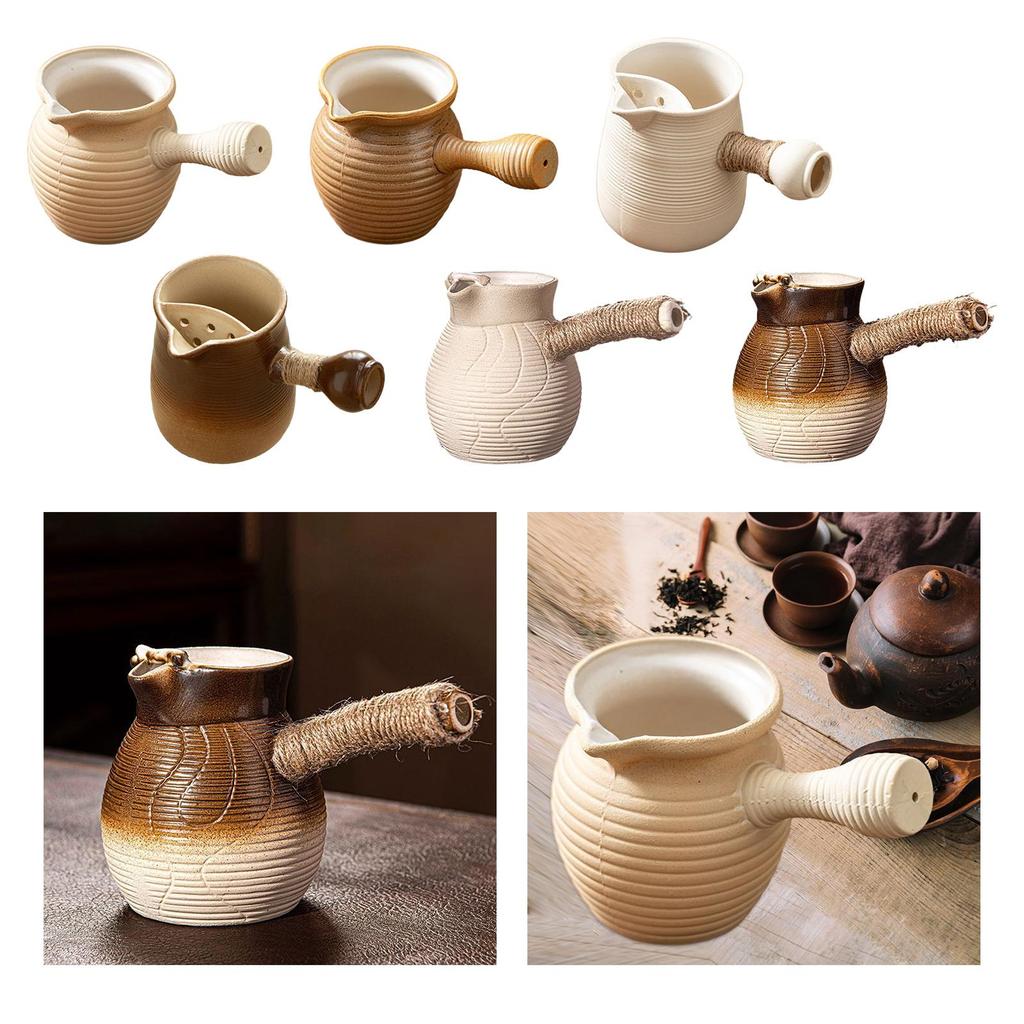 Ceramic Teapot Chinese Traditional Teapot Tea Kettles with Tea Filter Tea Infuser for Tea House Hiking Kitchen Restaurant Home