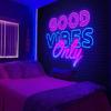 1pc Fluorescent inspirational quotes tapestry, UV black light tapestry, living room and bedroom decorative tapestry