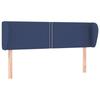 Tête de lit - Maison Exclusive - Bleu - 147 x 23 x 78/88 cm - Hauteur réglable &amp; soutien dorsal