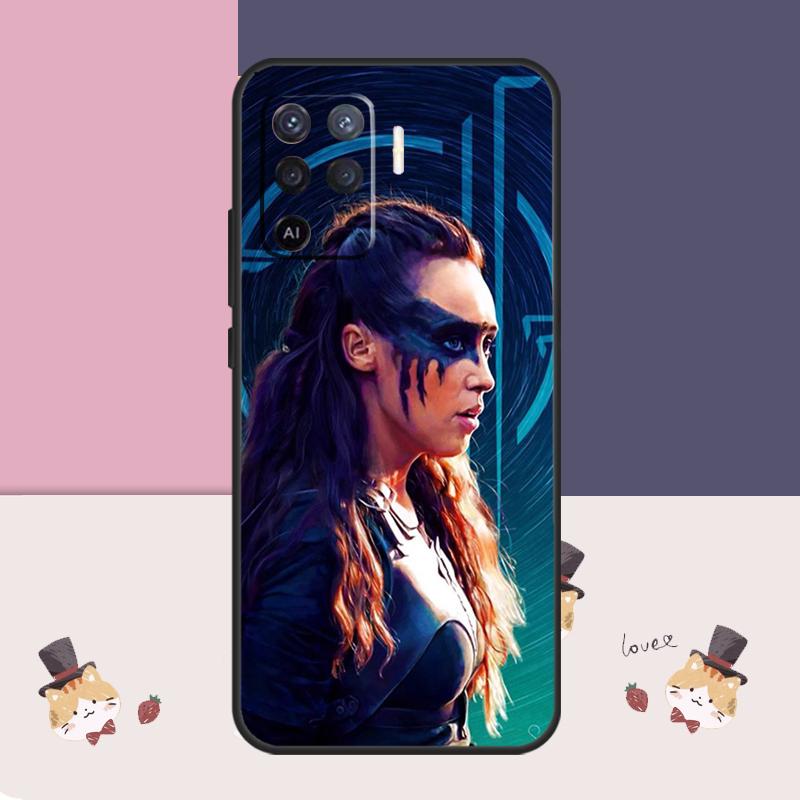 Heda Lexa The 100 TV Case For Oppo A76 A96 A16 A60 A98 A58 A78 A18 A38 A80 A40 A77 A57 A17 A74 A54 A94 A15 A5 Pro