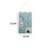 1/2pcs Linen Cotton 7Pocket Wall Hanging Storage Bag Door Back Organizer For Dorm Sundries