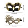Set of 2 Comfortable Couple's Masquerades Mask Stylish Party Mask Accessory for Masquerades Balls and Costume Parties