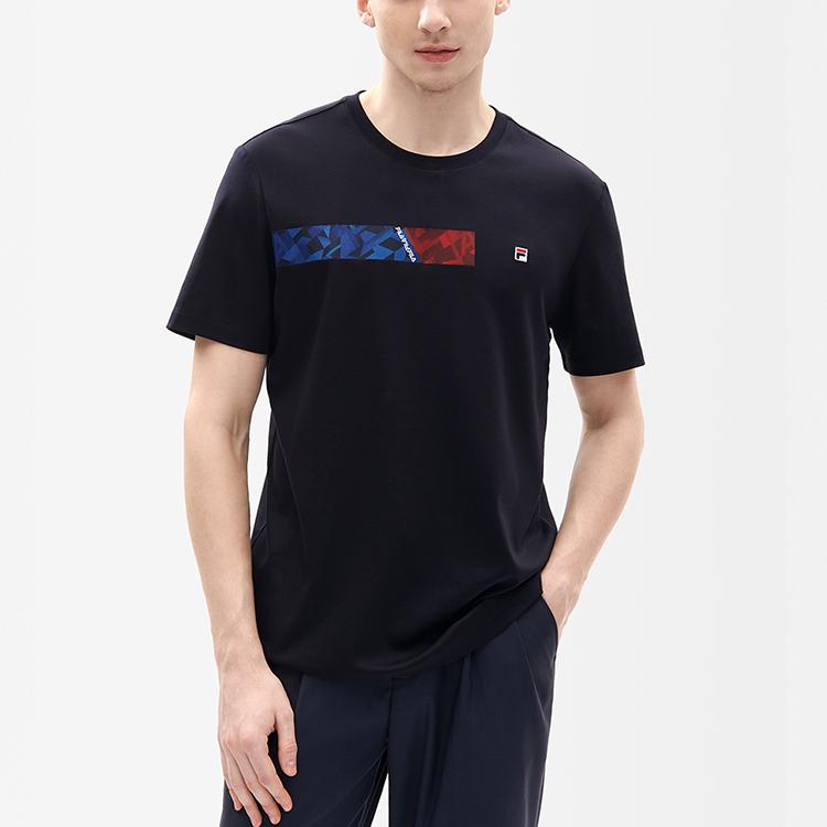 New FILA T Shirts Men's Legend Blue F11M231116F-NV