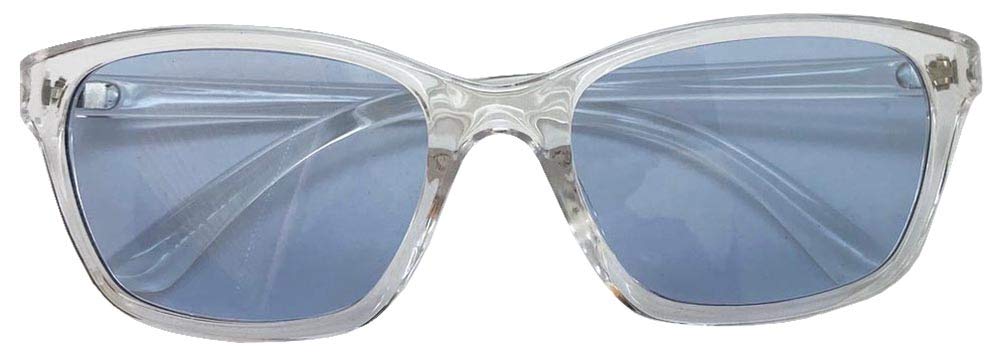 Az Gafas de Sol Corte de Luz Fabricante Sabae Lente de Alto Rendimiento Varilla TR Lente Azul Claro [Etiqueta FaceTrick] UV/Infrarrojo Cercano/Azul y Montura/Luz