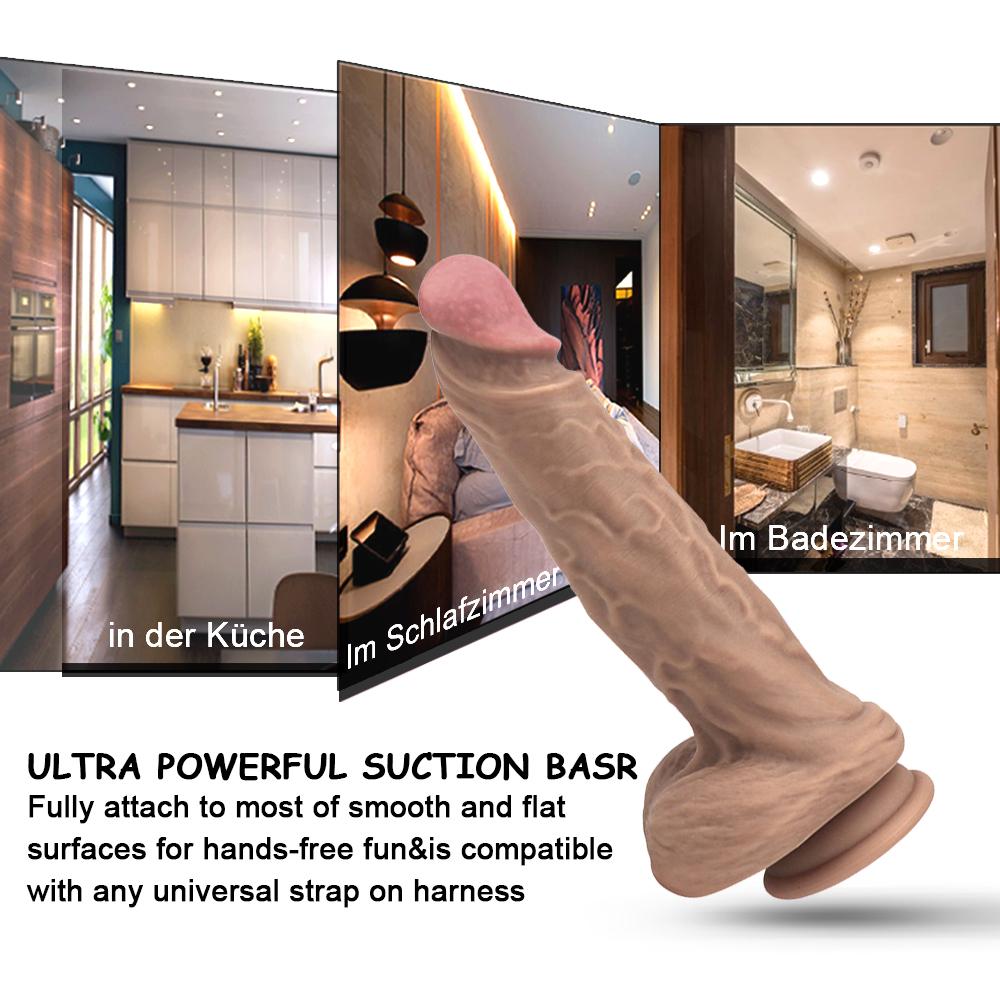 Silikonové dildo sexuální hračky pro ženy s přísavkou Realistická dilda pro ženskou masturbaci